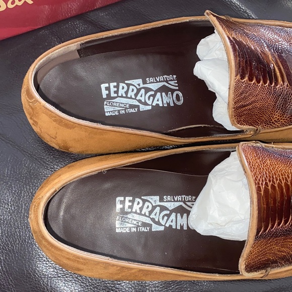 Salvatore Ferragamo snakeskin/suede Men’s shoe main image 4